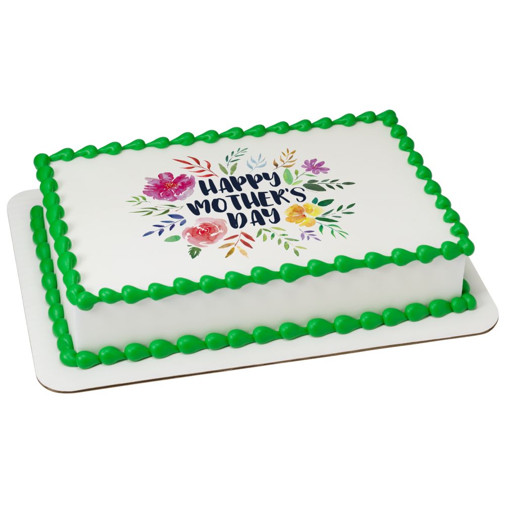 Image Cake Happy Mother's Day Floral