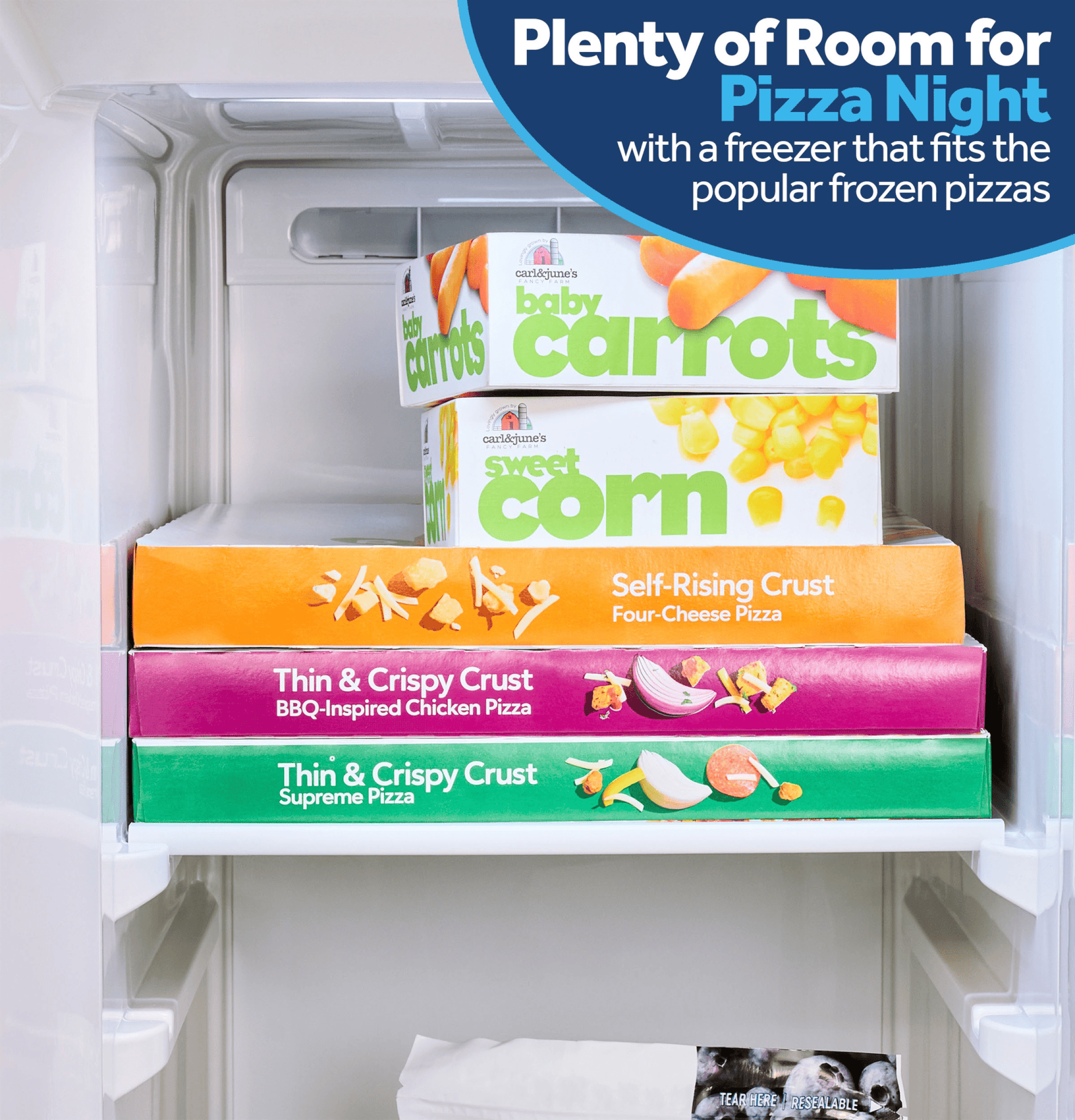 Adjustable Freezer Shelves