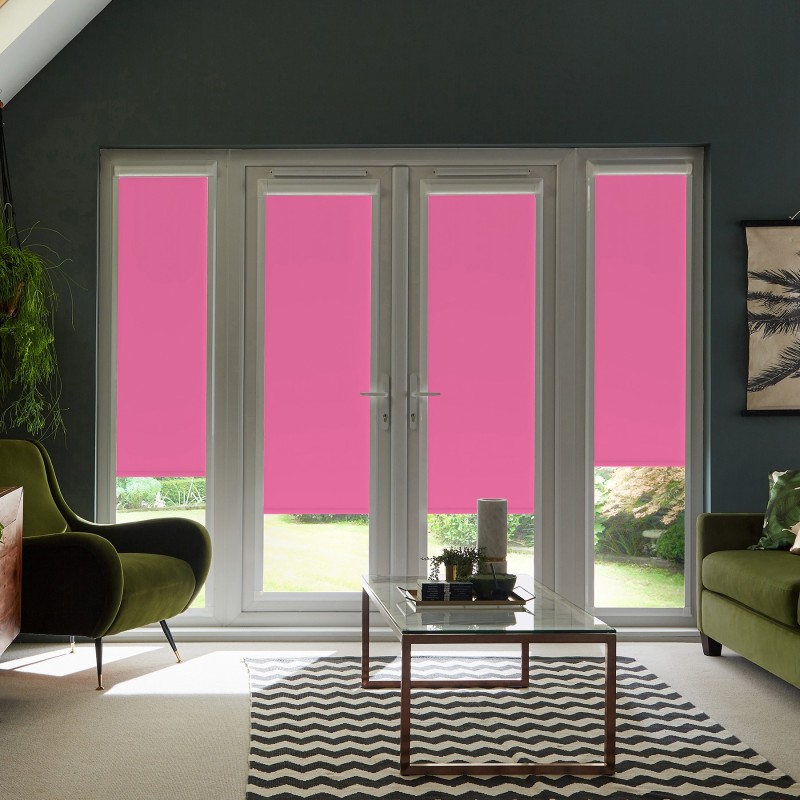 Acacia Blackout Bubblegum Roller Blind