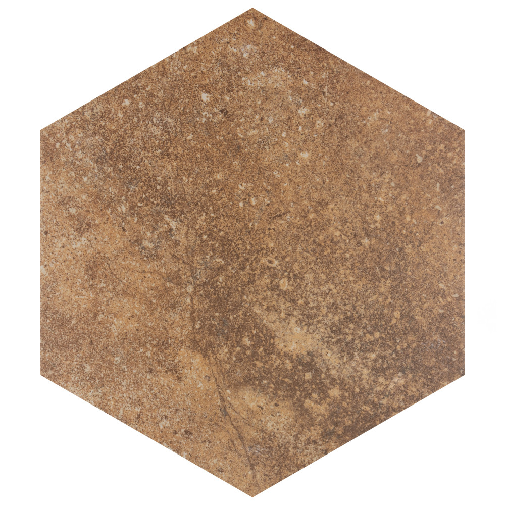 Abadia Hex Natural 8.63x9.88 Hexagon Porcelain Floor and Wall Digital Pattern