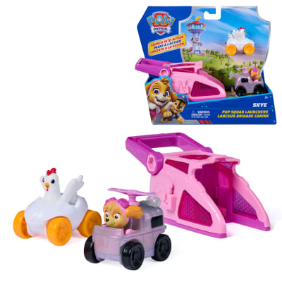 PAW Patrol Skye Pup Squad Launchers with Chickaletta Vehicle 2-Pack, Kids Toys for Boys and Girls Ages 3 and Up