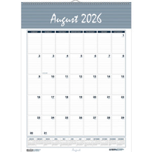 Calendario académico de pared de Bar Harbor, 31,25 pulgadas de largo x 22 pulgadas de ancho