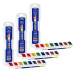 Prang&reg; Professional Watercolors, 8-Color Half Pan Set with Brush, 3 Sets DIX08000-3