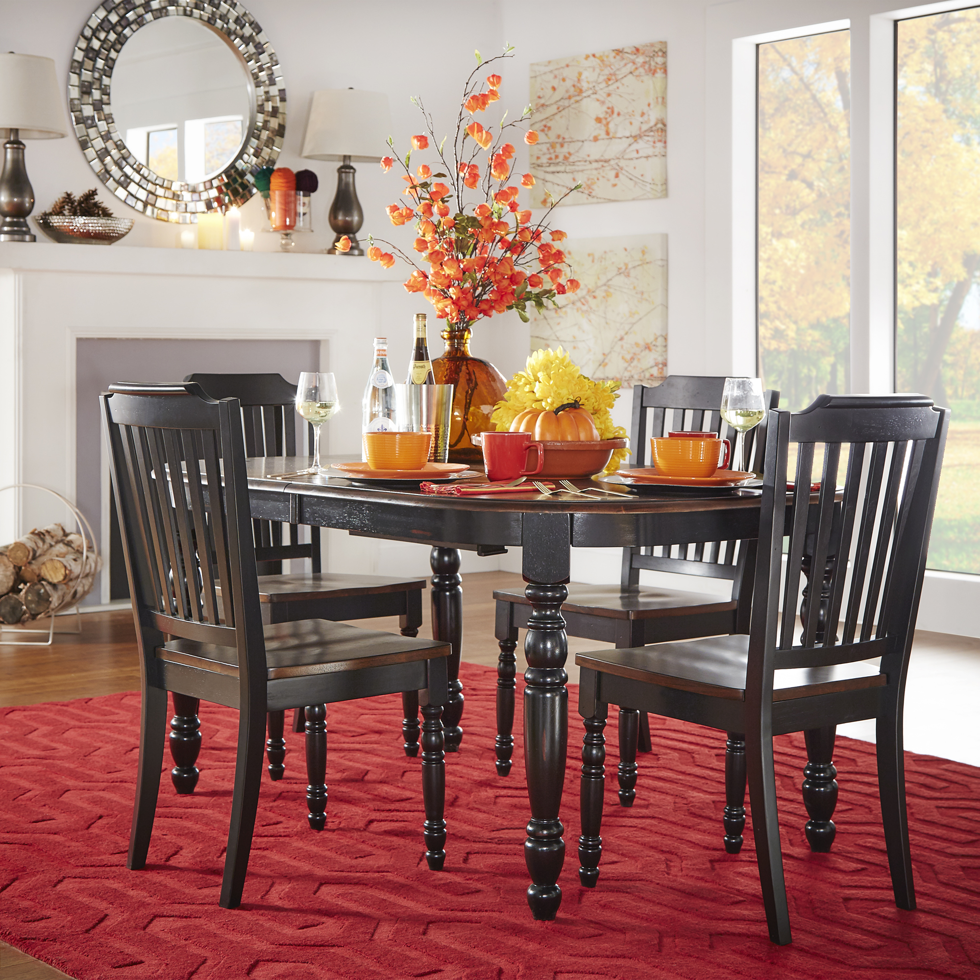 Two-Tone Extending Dining Set