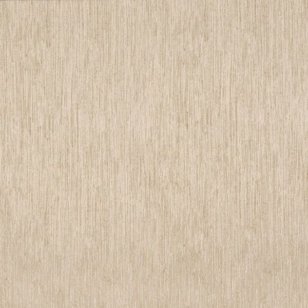 Beige textured wallpaper with subtle vertical striations covering a wall; flat and evenly applied, providing a warm, softly lit interior surface.