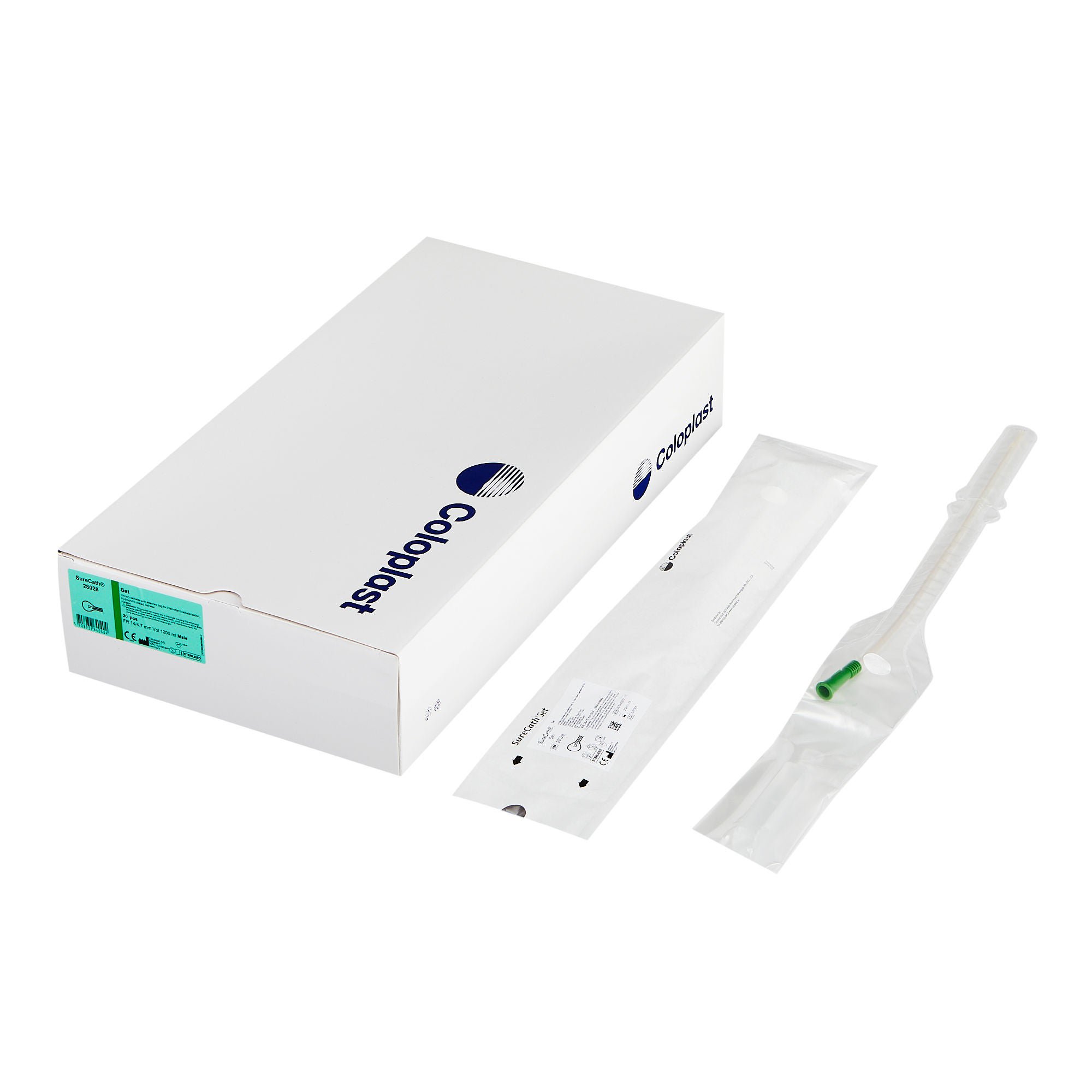 SureCath® Set Intermittent Closed System Catheter, 14 Fr.
