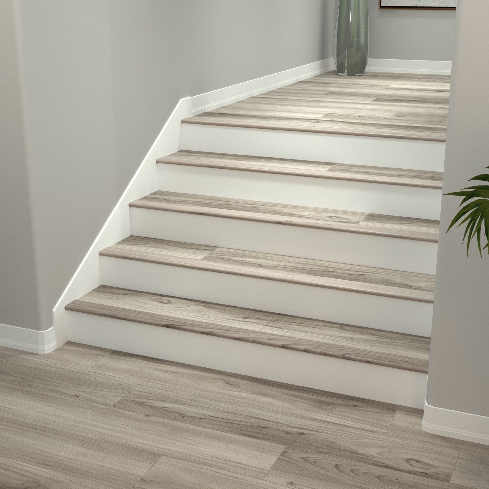 Railway Gray Stair Nosing Overlap 6.5mm view 2