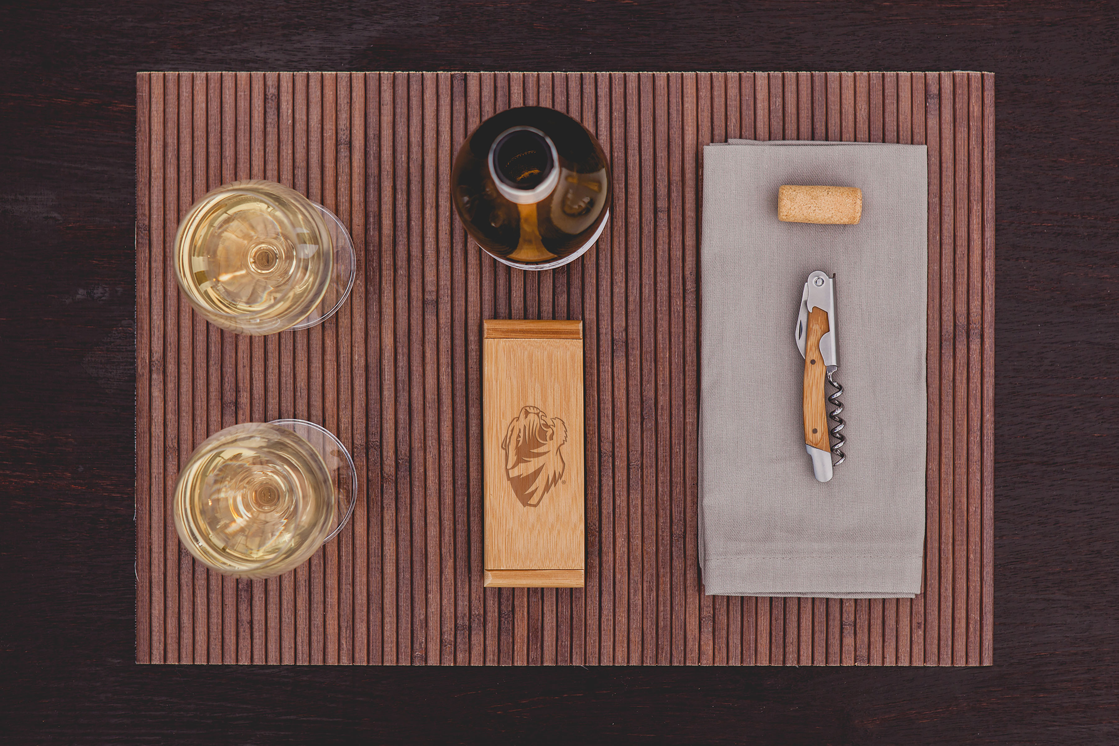 Mizzou Tigers - Elan Deluxe Corkscrew In Bamboo Box