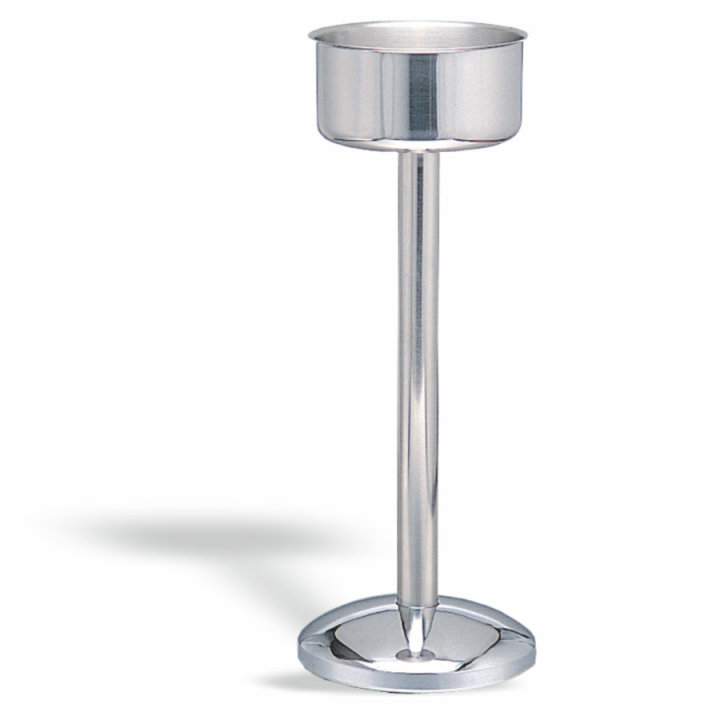 Double-bottle wine bucket stand 69 cm stainless steel