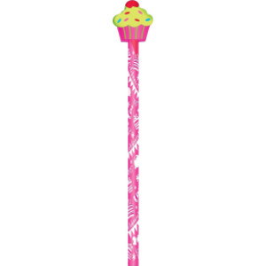 Pencil & Eraser Topper Write-Ons, Birthday Party, Pack of 36