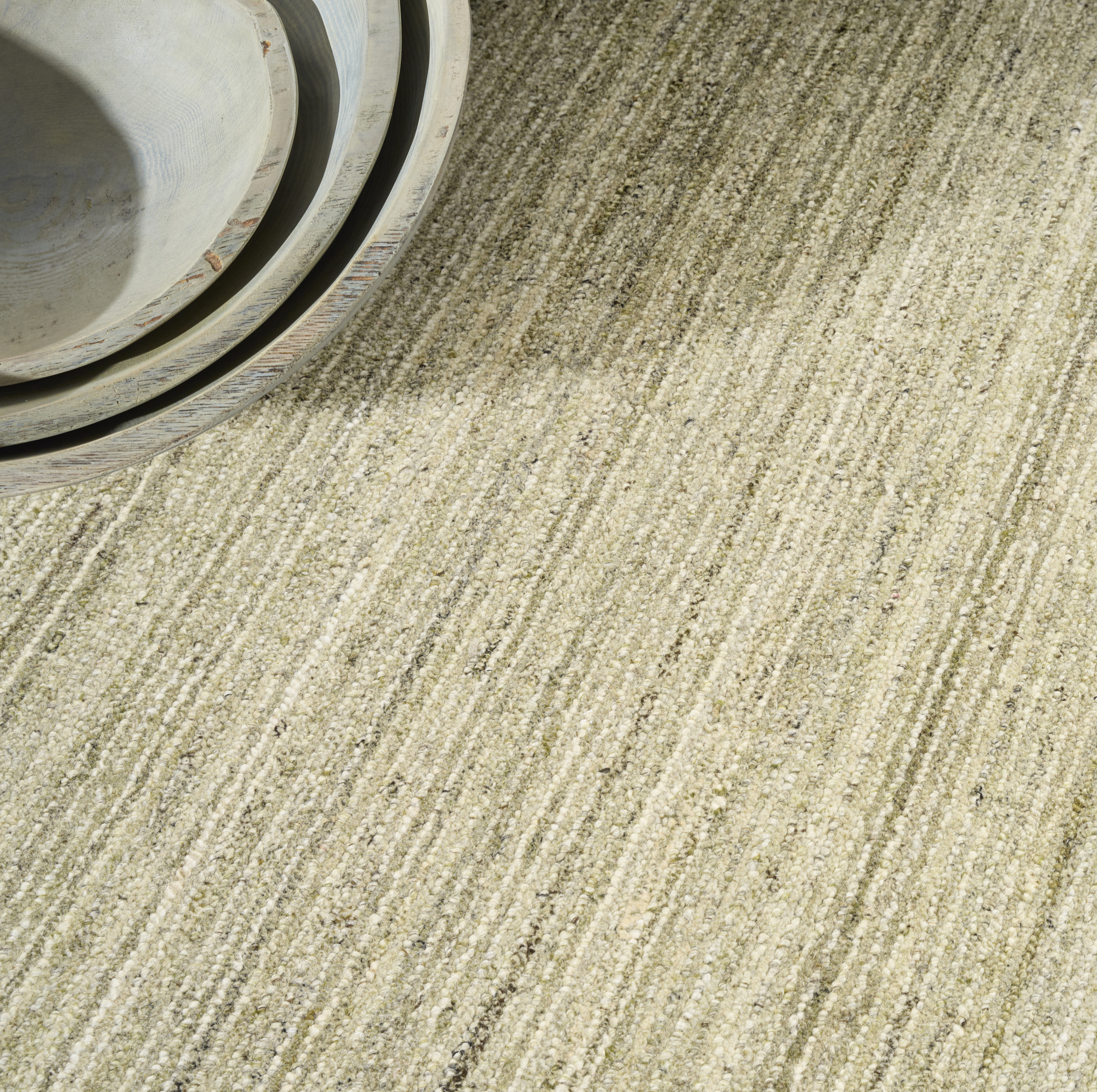 Calvin Klein CK082 Ridge 7'9" x 9'9" Sage Ivory Farmhouse Indoor Rug