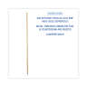 Boardwalk, Lie-Flat Bolt-On Lacquered Wood Mop Handle, 60", Natural