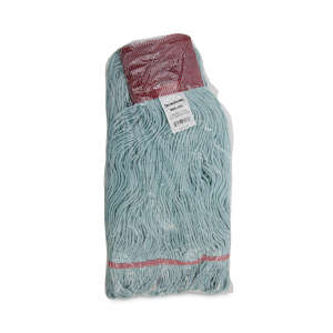 Boardwalk, EchoMop Synthetic Looped-End Wet Mop Head with 5" Headband, Large, Blue