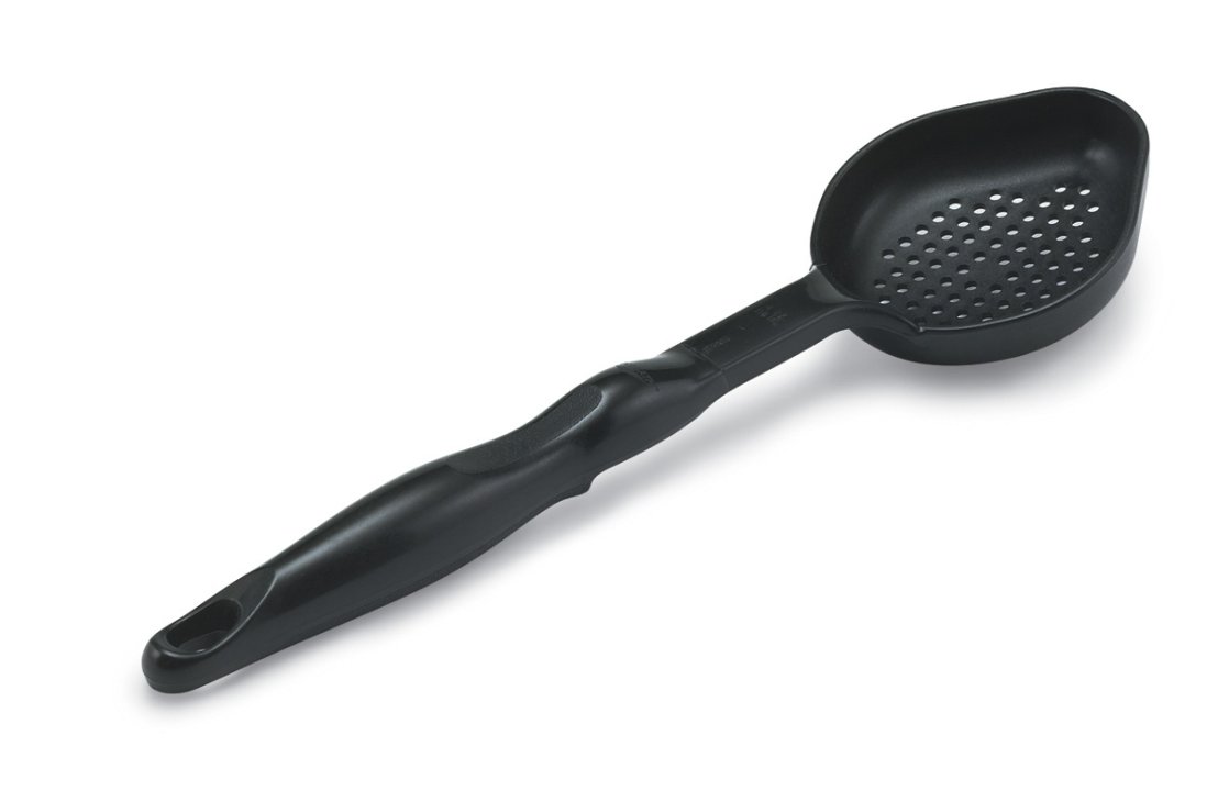 3-ounce oval perforated nylon Spoodle® utensil in black