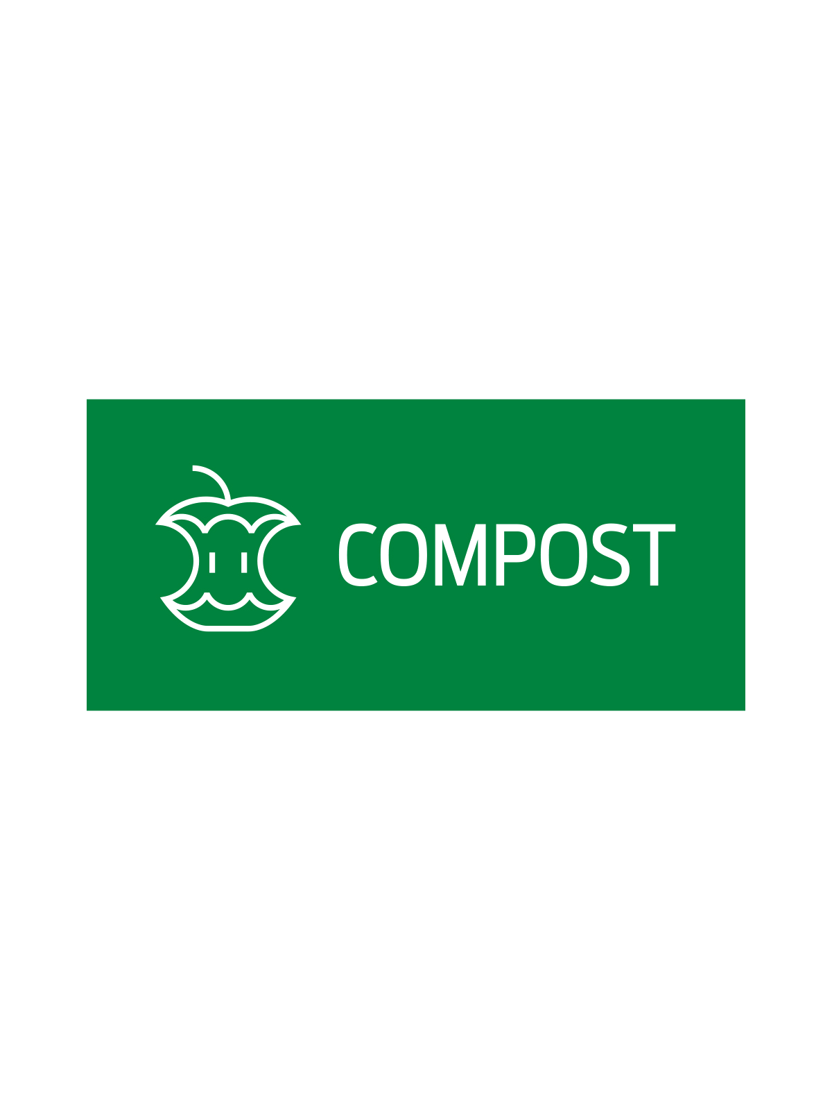 RISE – Single – Sign – Compost – Green