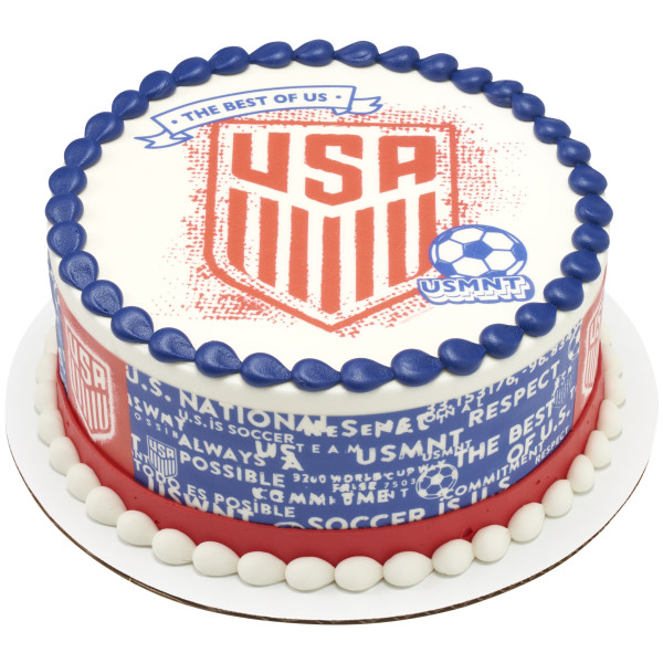 U.S. Soccer The Best of U.S. PhotoCake® Edible Image® Strips