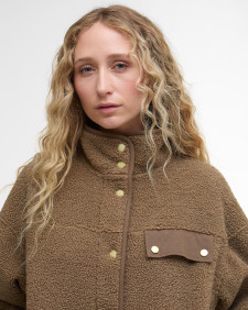 Mabel Fleece Military Brown