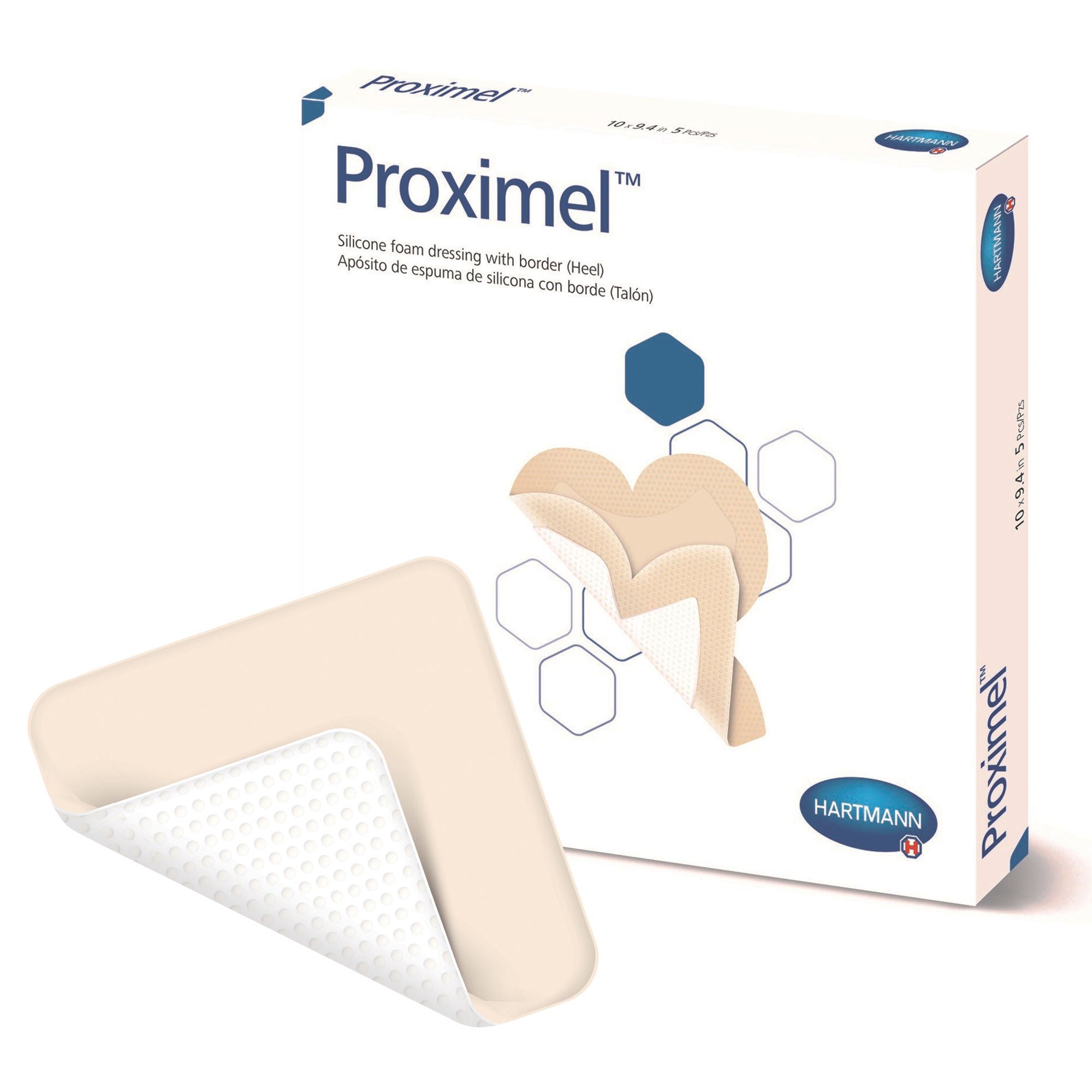 Hartmann DRESSING, WOUND PROXIMEL SIL FM W/BORDER (5/BX 6BX/CS)