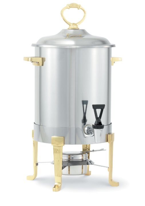 3-gallon. (11.4L) Coffee Urn with Classic Brass Trim