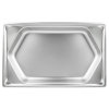 Full-size 2 ½-inch-deep Super Pan® stainless steel super shape hexagon wild pan