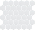 Back to Basics White 2″ Hexagon Mosaic