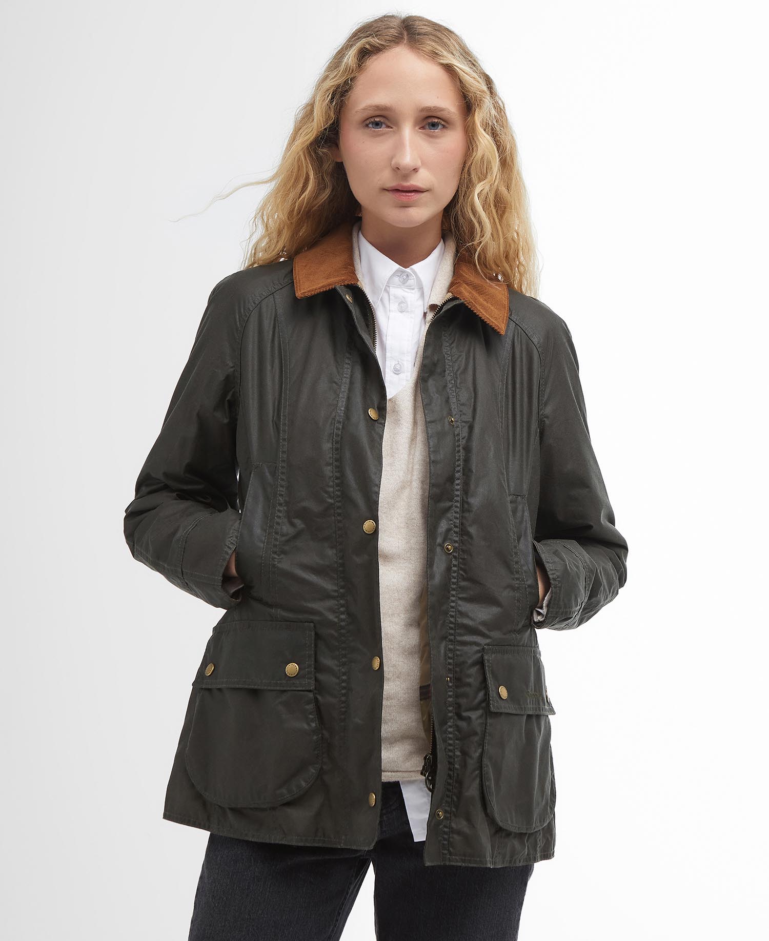 Lightweight Beadnell Waxed Jacket image number 0