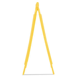 Rubbermaid Commercial, "Caution", Wet Floor Sign, Yellow, 25"