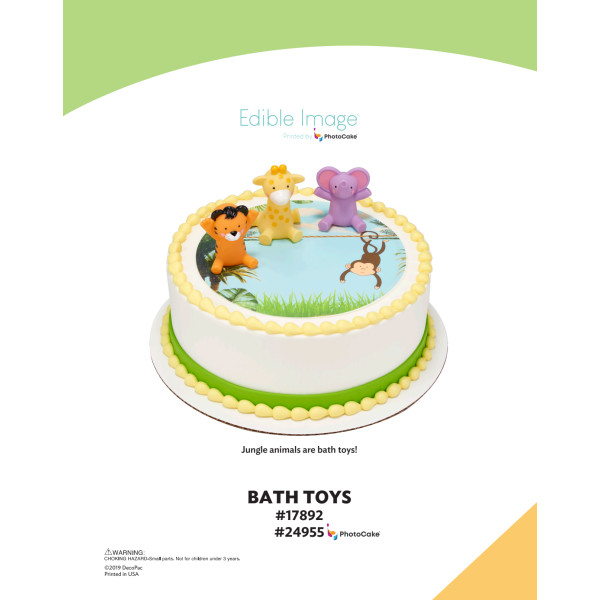 Bath Toys The Magic of Cakes® PhotoCake® Enhanced Round Background Page