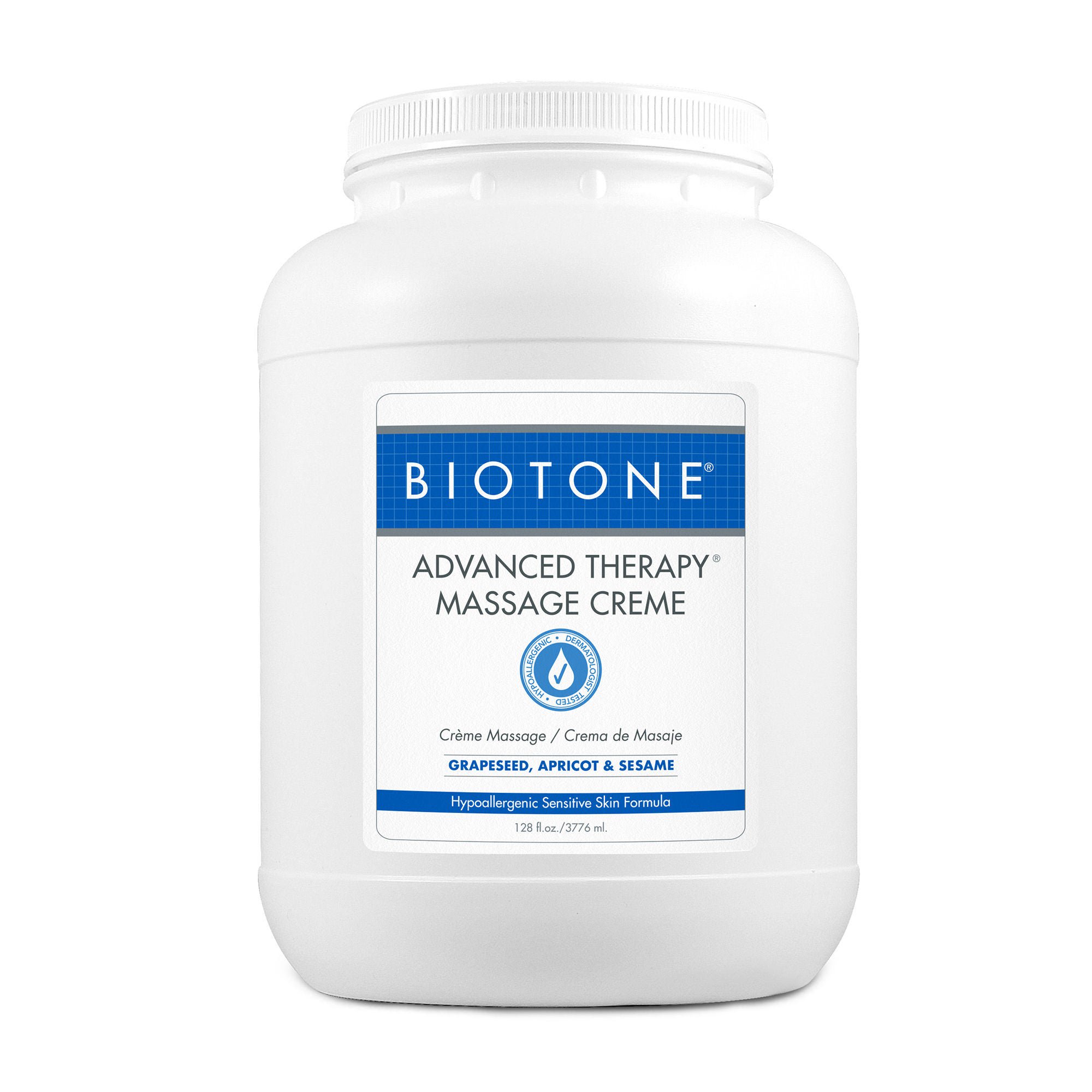 Biotone® Advanced Therapy® Massage Crème with Grapeseed, Apricot & Sesame Oil