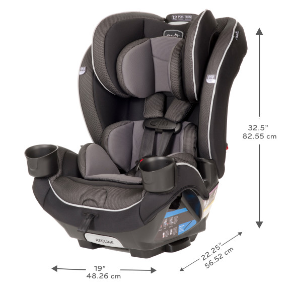 EveryFit 4-in-1 Convertible Car Seat Specifications