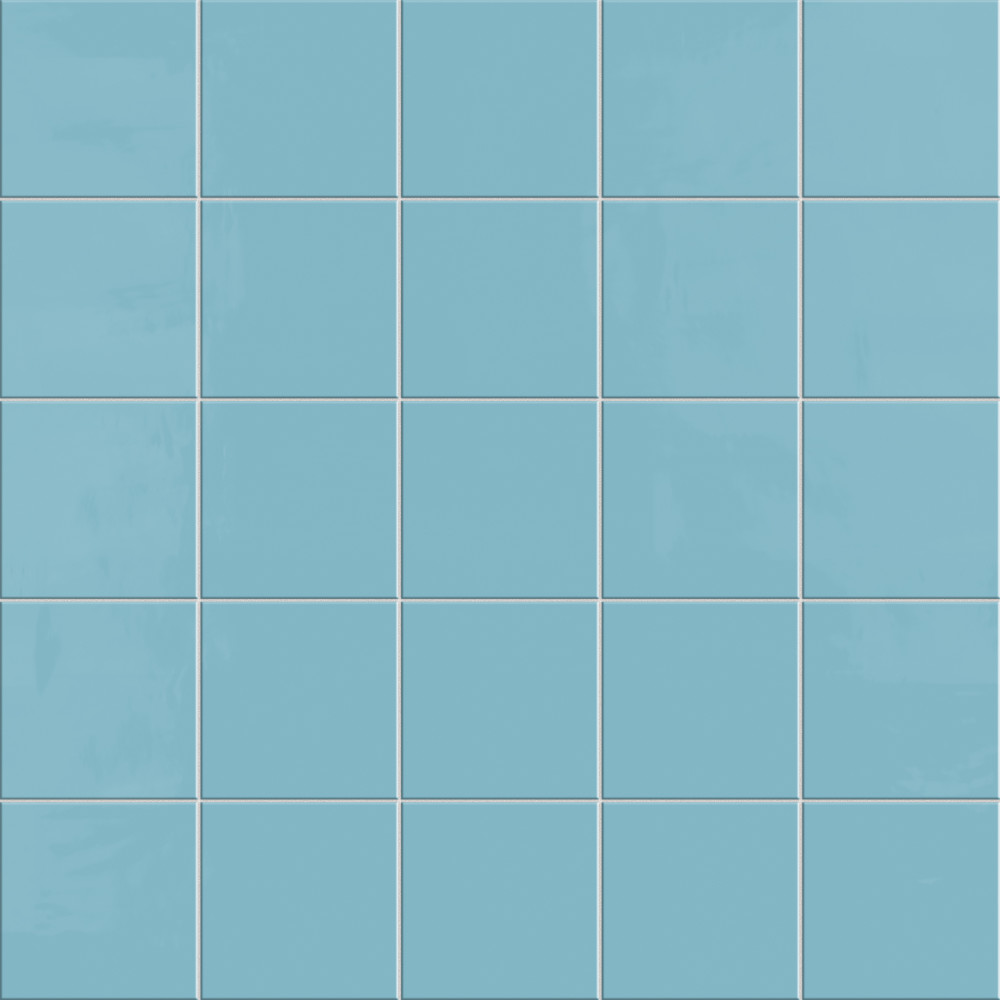 Monocolor Celeste 7-7/8 in. x 7-7/8 in. Ceramic Floor and Wall Tile