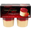Jell-O Temptations Strawberry Cheesecake Snacks, 4 ct Cups