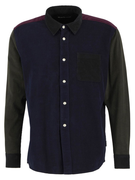 Patchwork Oversized Cord Shirt Patchwork Oversized Cord Shirt