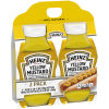 Heinz 100% Natural Yellow Mustard, 2 ct Pack, 28 oz Bottles