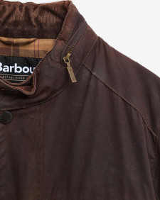 Barbour Re-Loved Corbridge Waxed Jacket - Size XL Rustic