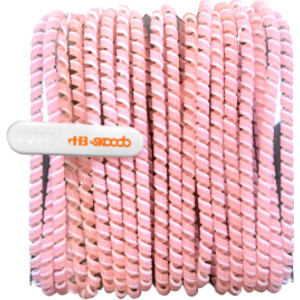 Skooob Tangle Free Earbud Covers - Light Pink/White