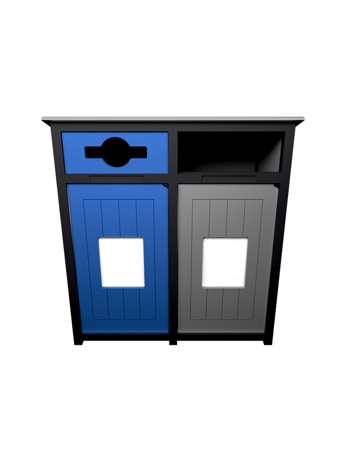 AURA – Double – Unit – Mixed-Full – Grey-Black-Blue