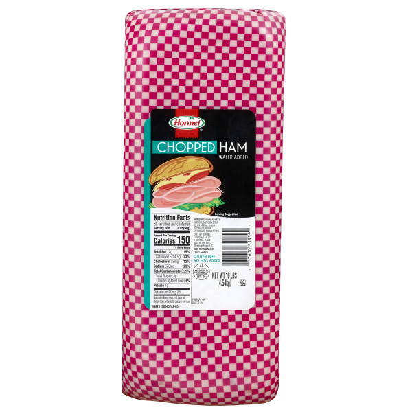 HORMEL(r) Chopped Ham, Water Added,  4/10 lb . C1N1 - Front No Plunge In Package (Hi Res)