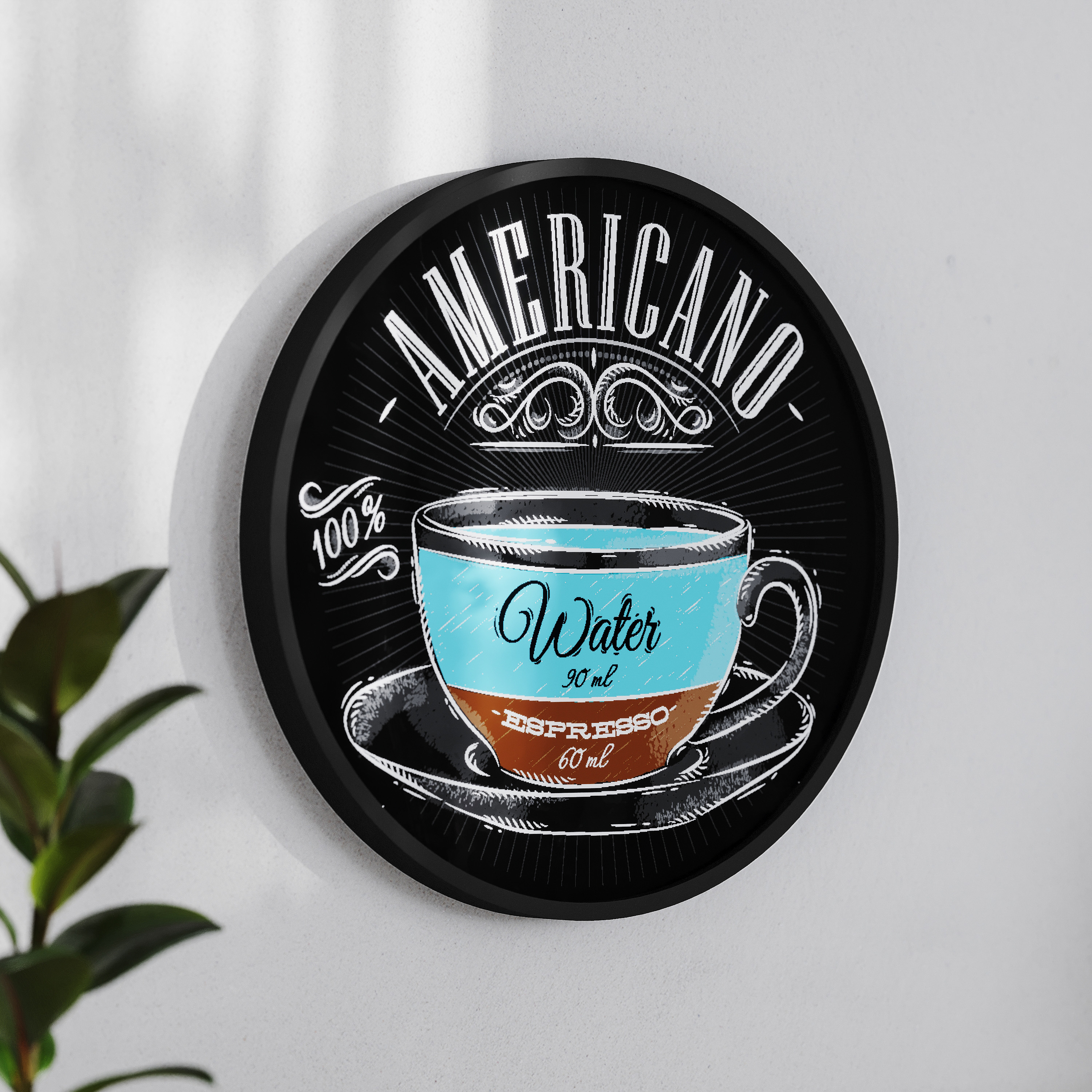 Canterbury 18" Round Wall Mounted Magnetic Chalkboard for Home or Business wi... - Picture 7 of 25