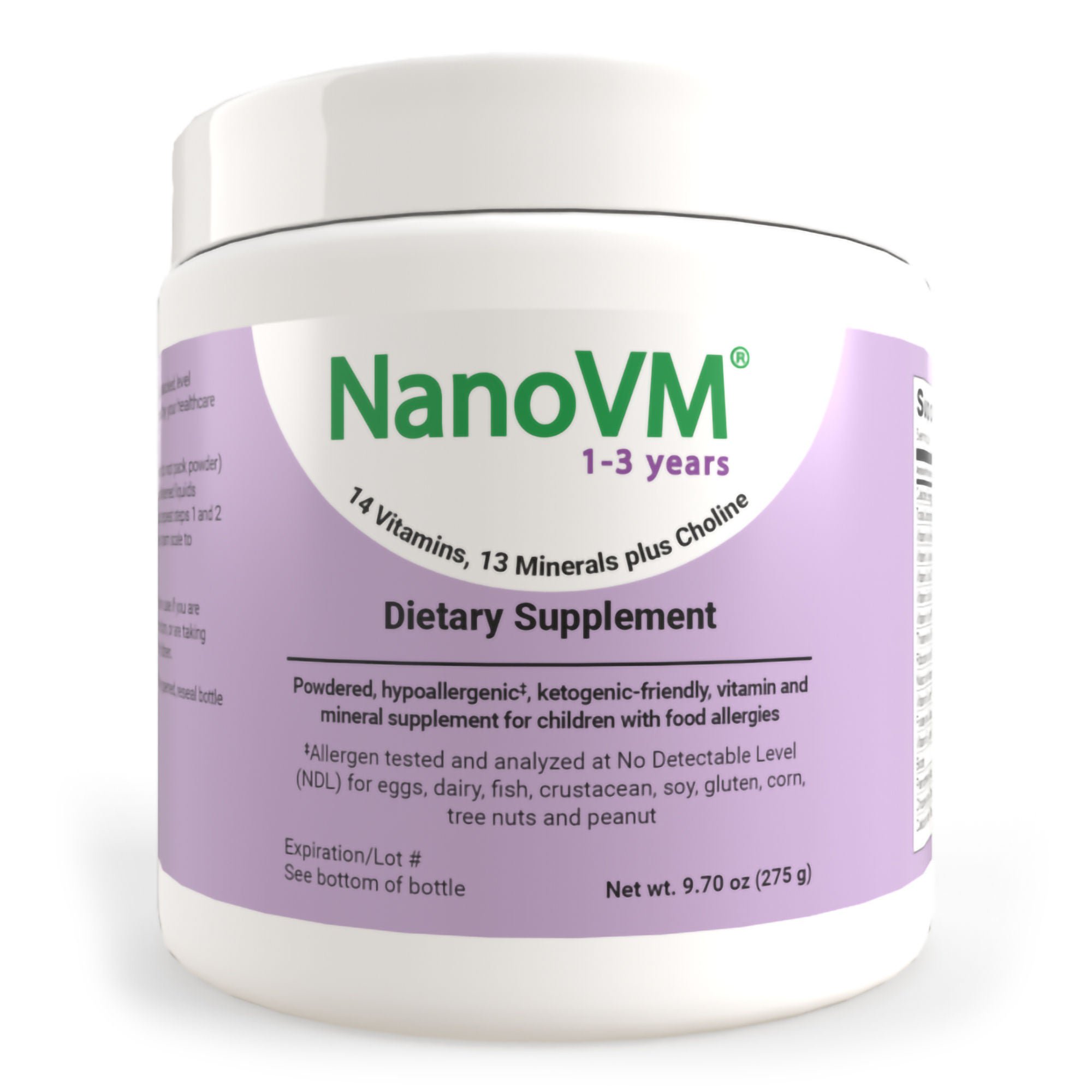 NanoVM® Dietary Supplement for 1 – 3 Years, 275-gram Jar