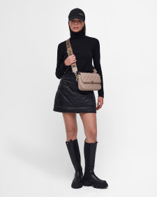 Soho Quilted Crossbody Bag Camel