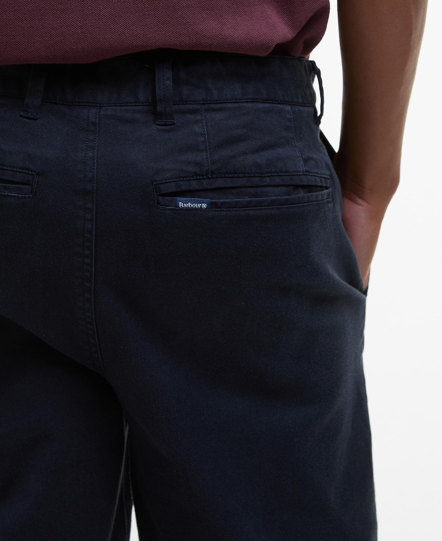 Shorts chino in twill lavato image number 4