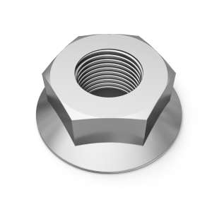 Steel Hex Flange Nut M10 Thread X 0.305