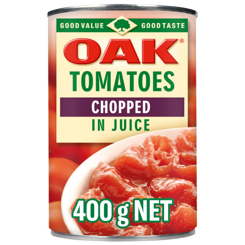  OAK® Tomatoes Chopped in Juice 400g 