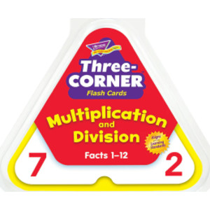Multiplication and Division Three-Corner&reg; Flash Cards