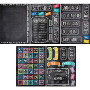 Chalk It Up! Calendar Bulletin Board Set
