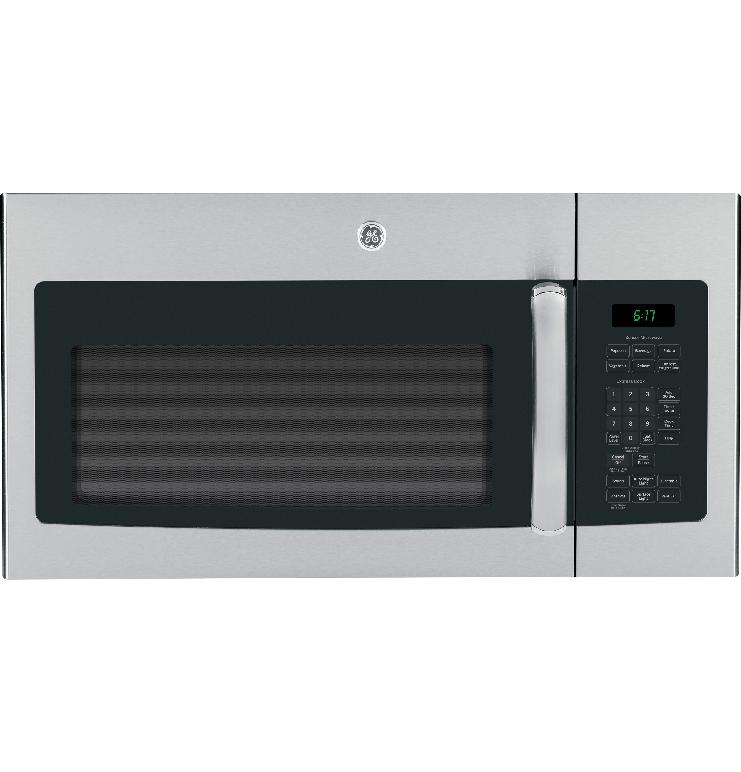 GE® Series 1.7 Cu. Ft. Over-the-Range Sensor Microwave Oven