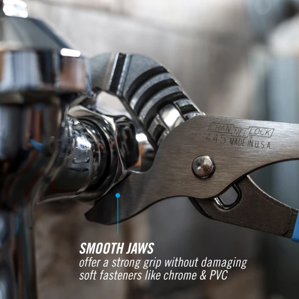 445 12-inch Smooth Jaw Tongue & Groove Pliers
