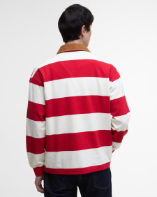 Hemd Newclose Oversized Rugby Brick Red