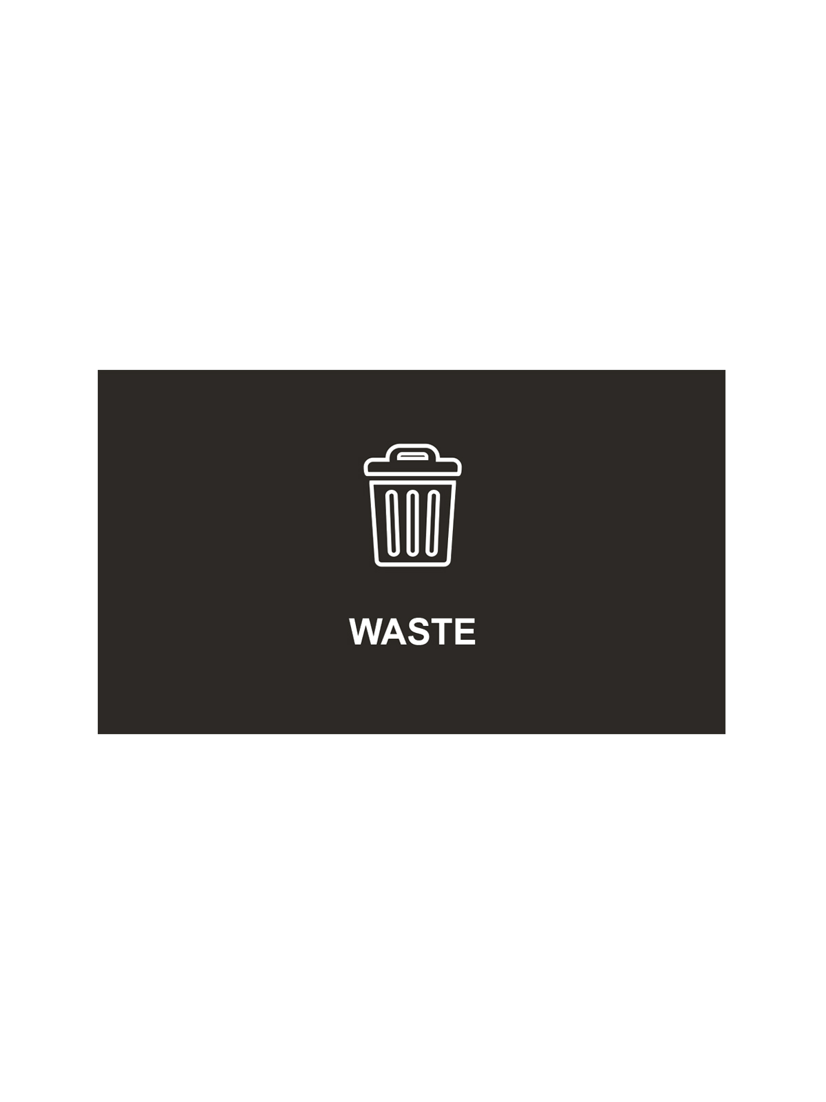 SPECTRUM – Ellipse Double Sign – Waste – Black-White